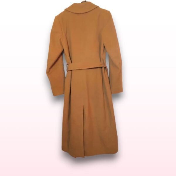 Camel Mustard Wool Blend Coat – UK 8 - Image 2