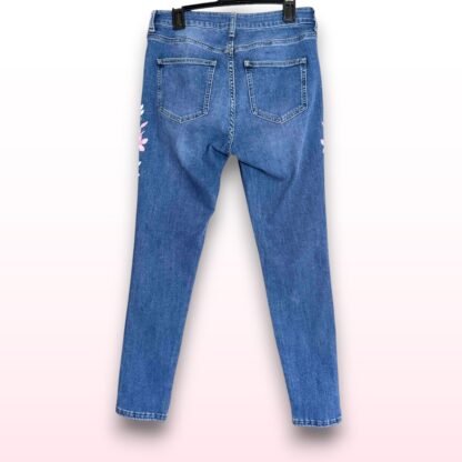 Floral Print Skinny Jeans – UK 10 - Image 2
