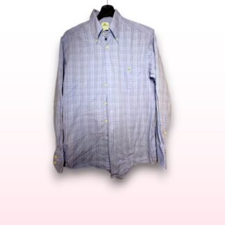 Men’s Blue Checked Shirt – Size 42 (Lacoste)