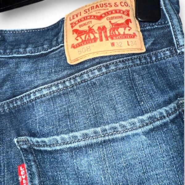 Men’s Levi’s 508 Regular Jeans – Blue (W32 L34) - Image 3
