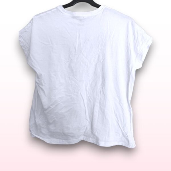 Puma White Graphic T-Shirt – Size Small - Image 2