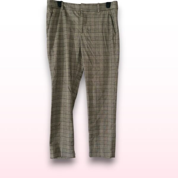 Zara Brown Check Trousers – EUR 40 (UK 12)