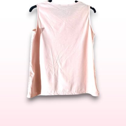 Baby Pink Crochet Lace Front Vest Top – UK 14 - Image 2