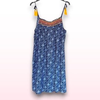 Blue Tassel Strap Sundress – Size 22