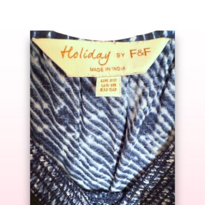 Blue Tassel Strap Sundress – Size 22 - Image 3