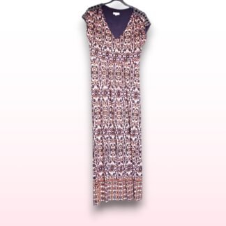 Boho Print Sequin Shoulder Maxi Dress – Monsoon – Size 18