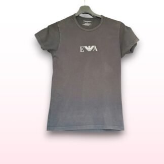 Emporio Armani EA Logo T-Shirt – Black – Size Small