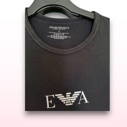 Emporio Armani EA Logo T-Shirt – Black – Size Small - Image 3
