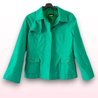 First Avenue Green Collared Jacket – Size UK 14