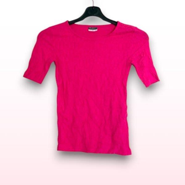 Hot Pink Casual T-Shirt – Size S