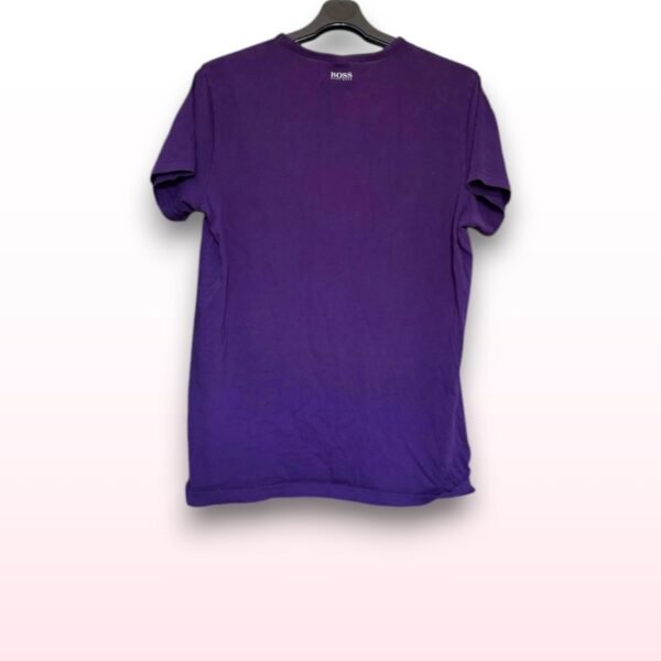 Hugo Boss Purple Graphic T-Shirt – Size XL - Image 2