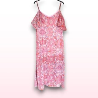 Mandala Print Cold Shoulder Dress – Size 22