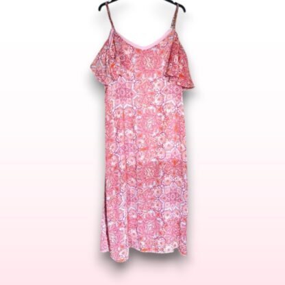 Mandala Print Cold Shoulder Dress – Size 22