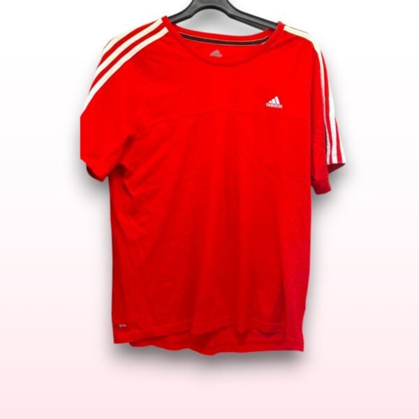 Mens Adidas T-Shirt – Red (Medium)