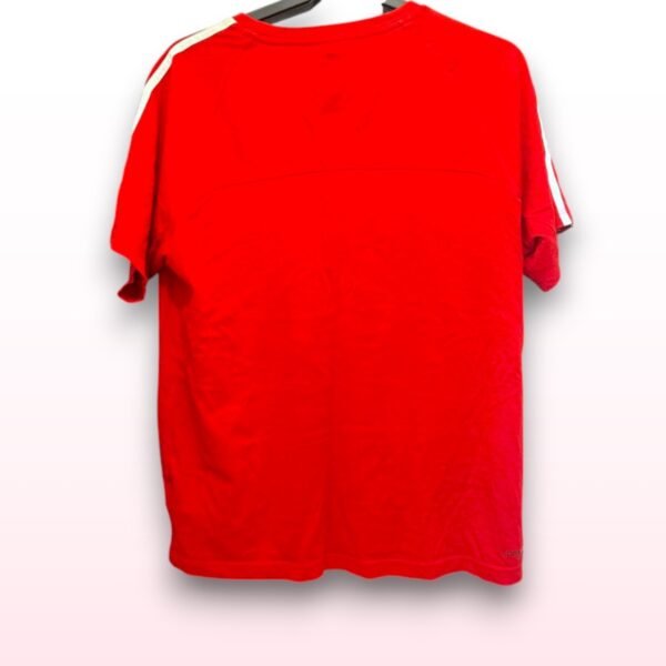 Mens Adidas T-Shirt – Red (Medium) - Image 2