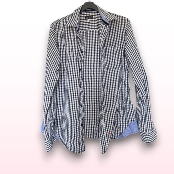 Mens Armani Jeans Check Shirt - XL