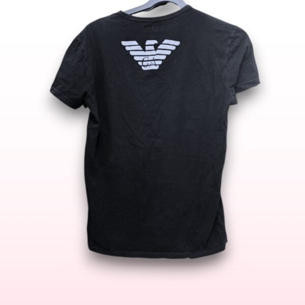 Mens Emporio Armani Pyjama T-Shirt – Black (Medium) - Image 2