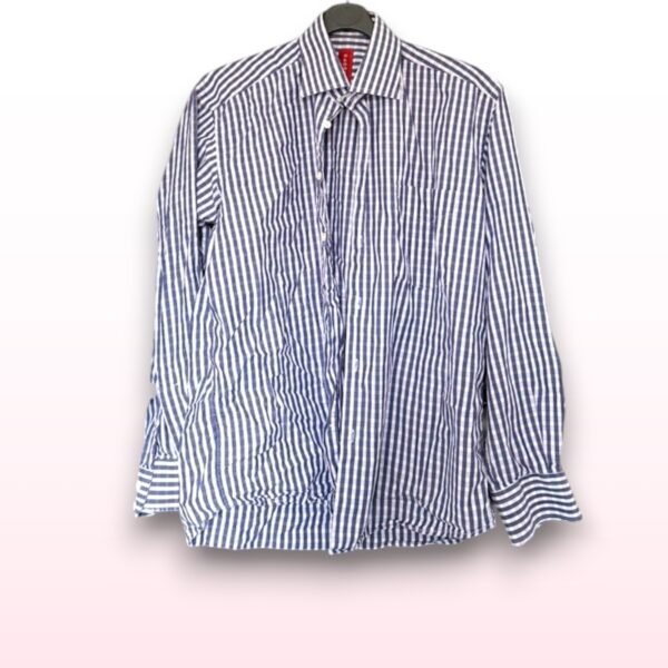 Mens Long Sleeve Checked Shirt – Large