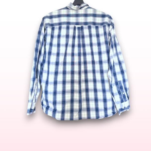 Mens MAINE Checked Shirt – Size Large - Image 2