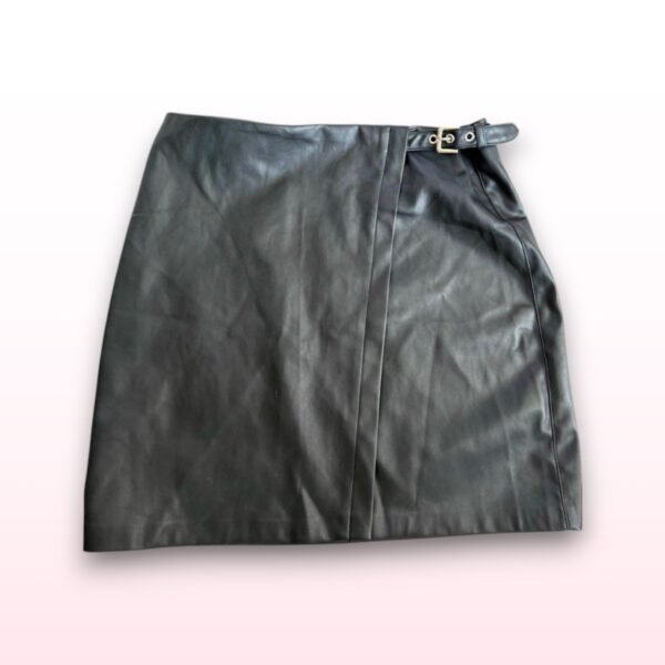 Next Faux Leather Mini Skirt – Black (Size 12)