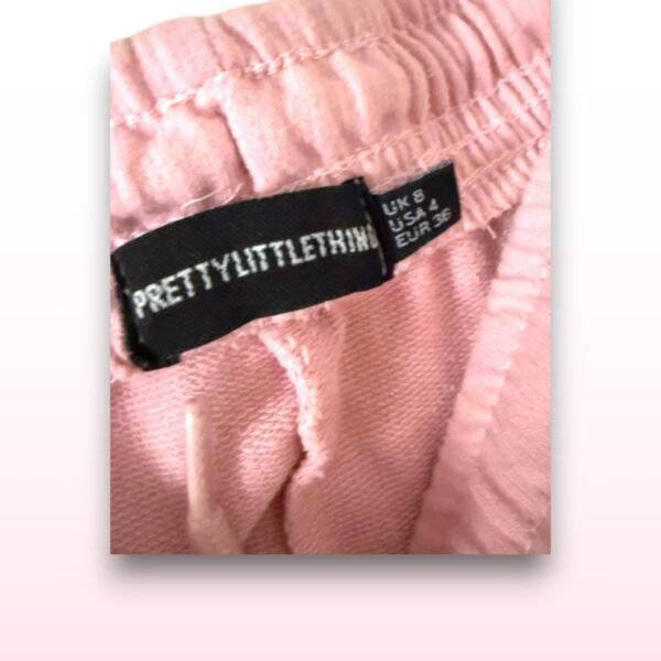 Pink Wide Leg Boxy Shorts – Size 8 - Image 4