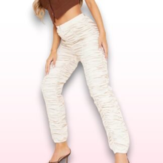 PrettyLittleThing Ruched Trousers – UK Size 8