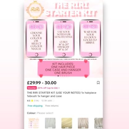 RiRi Deluxe Hair Extensions Starter Kit - Image 6
