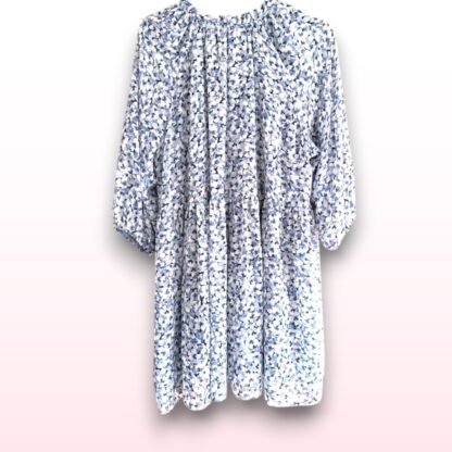 Blue Floral Summer Dress – Size 22 - Image 2