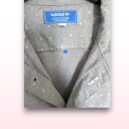 Adidas Originals Grey Long Sleeve Shirt – Size Large - Image 3