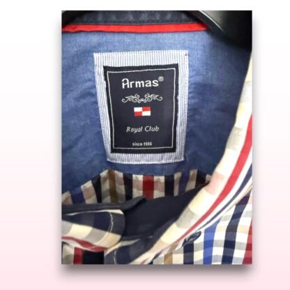 Armas Royal Club Checked Shirt – Size L - Image 3