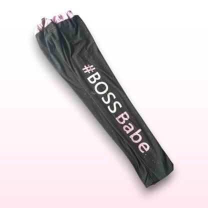 #BOSS Babe Black Leggings – One Size (UK 8–12) - Image 2