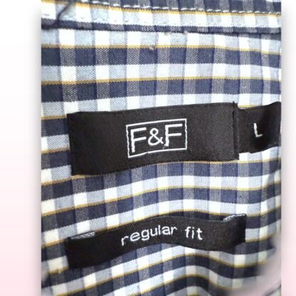 Checked Long Sleeve Shirt – Size Large - Image 3
