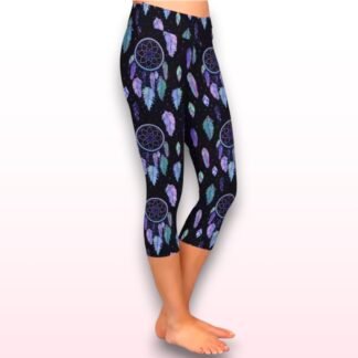 Dreamcatcher Capri Leggings – One Size