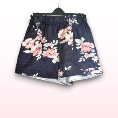 Floral Shorts with Pockets – Size Small