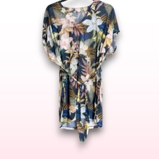 H&M Tropical Floral Kaftan Tunic – Size S