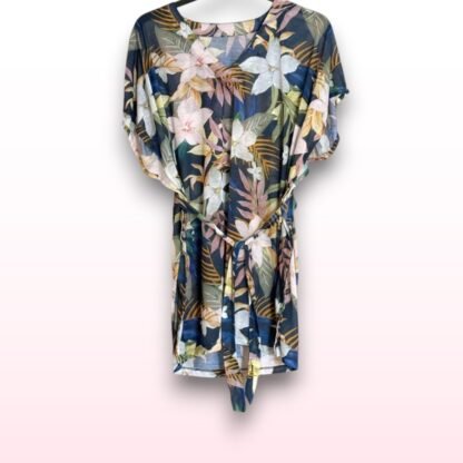 H&M Tropical Floral Kaftan Tunic – Size S