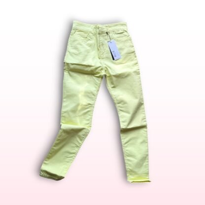Lemon Yellow Skinny Jeans – Size UK 6-8 - Image 2