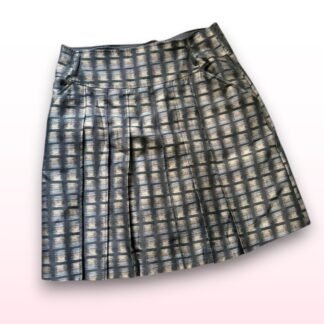 Minuet Check Pleated Skirt – Size 18