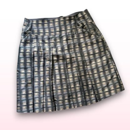 Minuet Check Pleated Skirt – Size 18