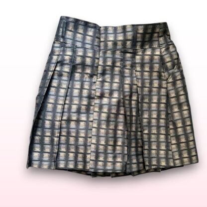 Minuet Check Pleated Skirt – Size 18 - Image 2