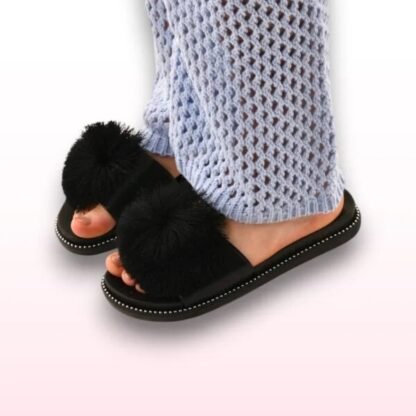 Pom Pom Strap Sliders – Multiple Colours & Sizes - Image 2
