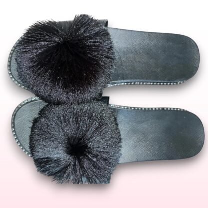 Pom Pom Strap Sliders – Multiple Colours & Sizes - Image 3