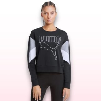 Puma Black & Grey Jumper – Size S