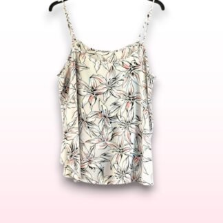 Silky Floral Strappy Cami Top – Size 20