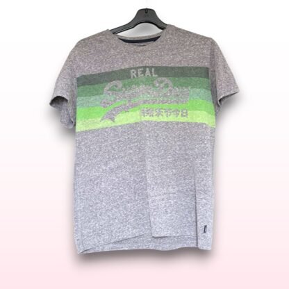 Superdry Grey T-Shirt – Size Large