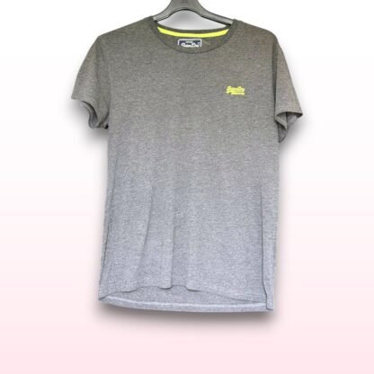 Vintage Superdry Grey T-Shirt – Size Large