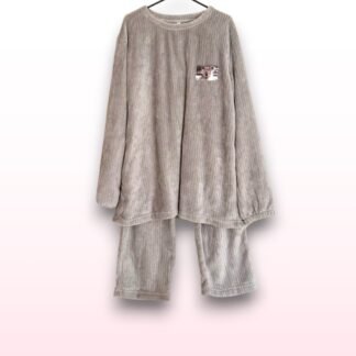 Womens Soft Fleece Koala Pyjama Set – Size XL
