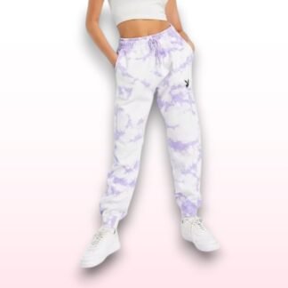 Playboy x Missguided Tie Dye Joggers – Size M
