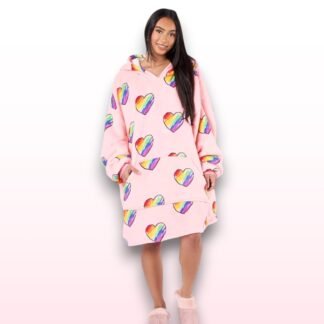 Rainbow Hoodie Blanket