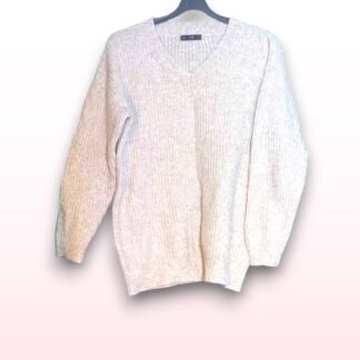 V-Neck Knitted Jumper - UK 10